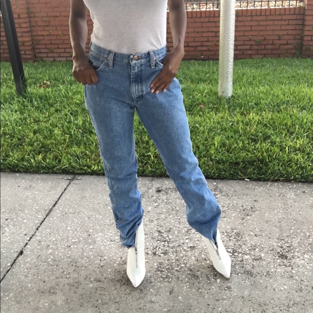 Wrangler Vintage Mom Jeans Size 26-27 - Picture 2 of 7